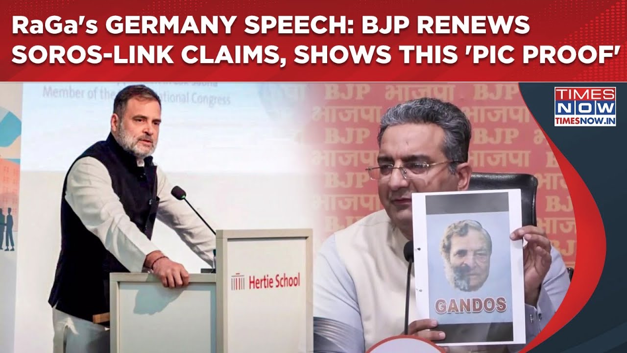Rahul Gandhi In Germany: BJP Renews Soros-Link Claims, Shows This Pic Of Hertie School As Proof