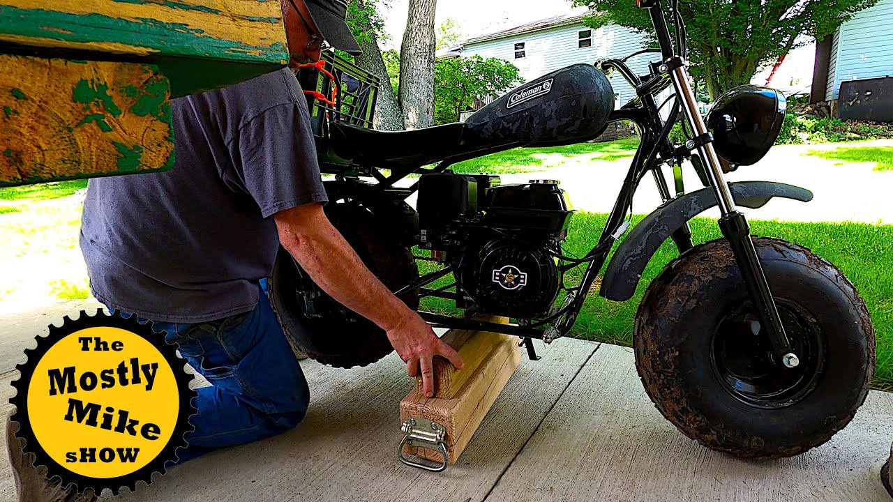 A Cheap and Easy Work Stand for your Mini Bike!