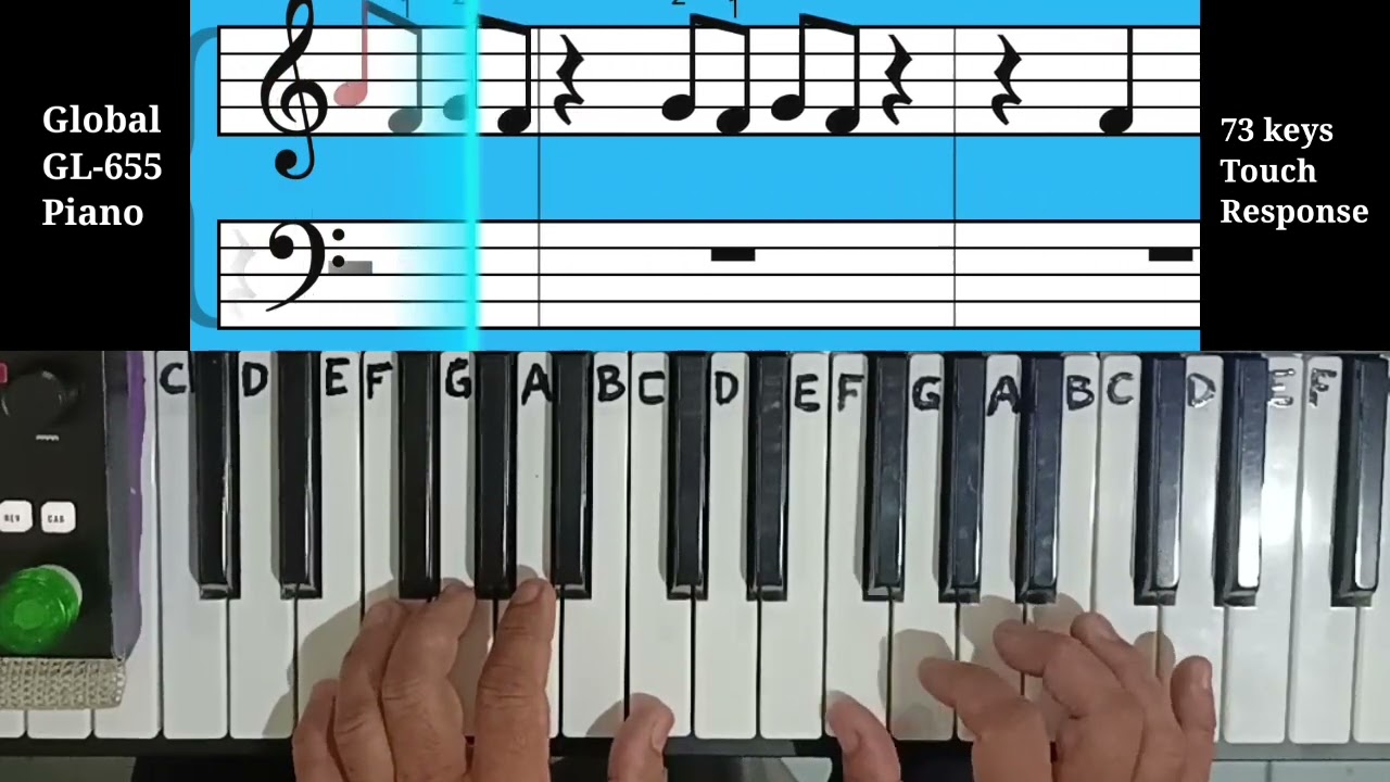 Mama Mia (ABBA) просто фортепиано, кавер-версия песни