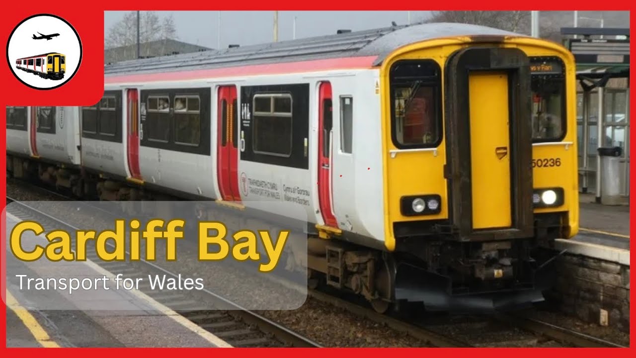 Trains at the new Cardiff bay new platform 2 29/05/25