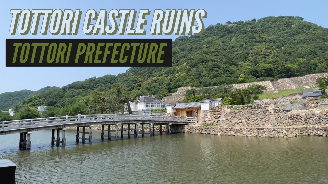 Tottori Castle Ruins and Jinpukaku, Tottori, Japan