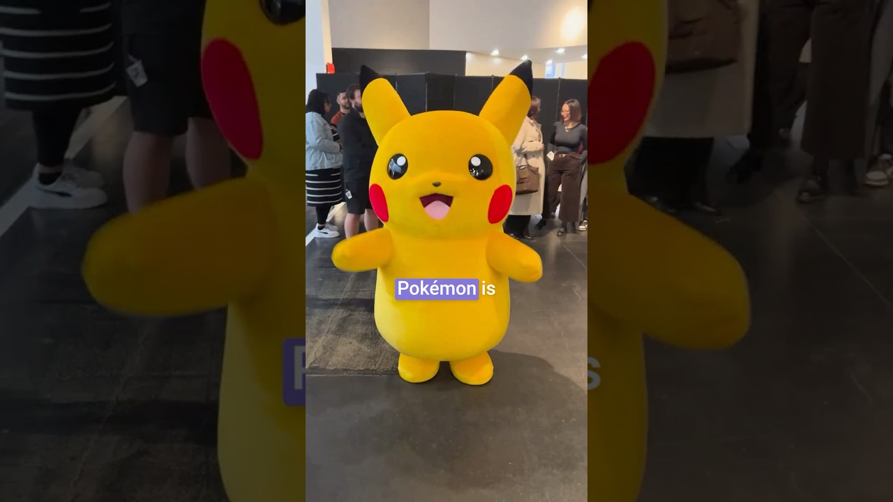 Inside the Pok&eacute;mon pop-up at the Natural History Museum!