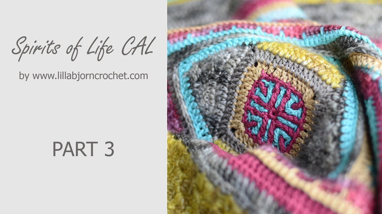 Spirits of Life CAL: Part 3 (overlay crochet square)