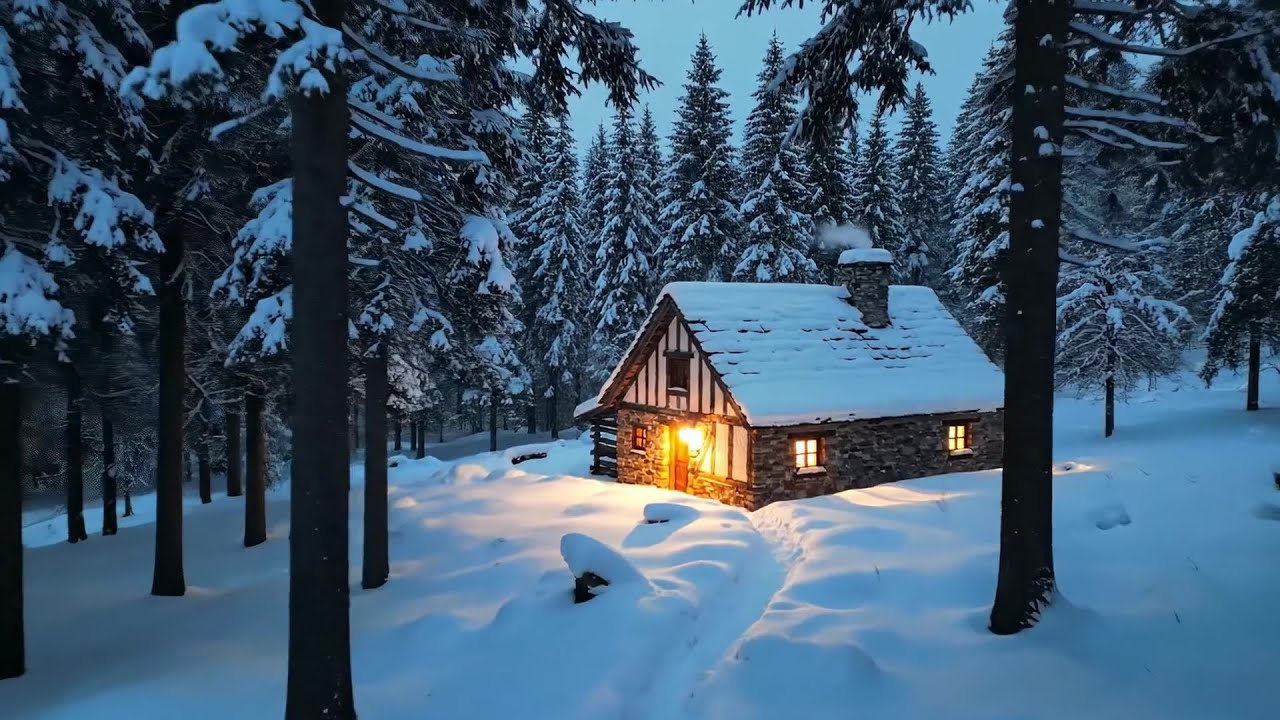 🎄 Tranquil Winter Calm Ambience for Deep Focus Music, Sleeping and Relaxing