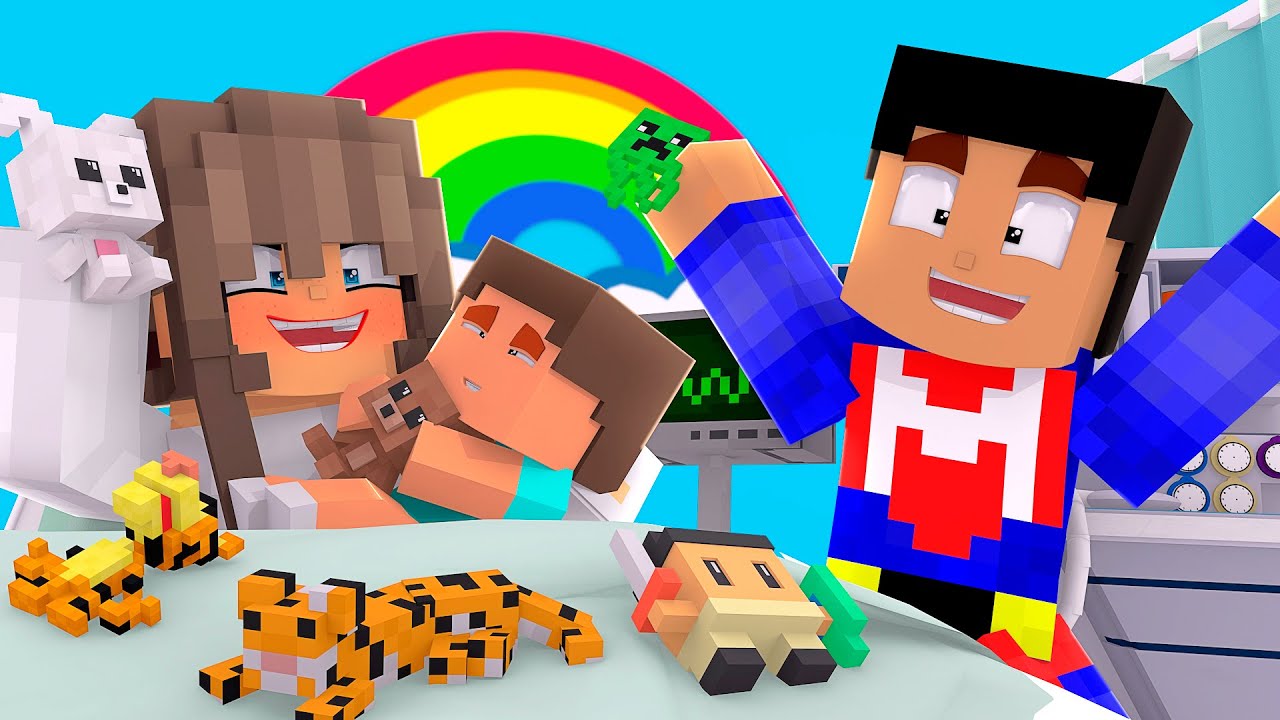 EL NACIMIENTO DE MI HIJO EN MINECRAFT TROLL 👶