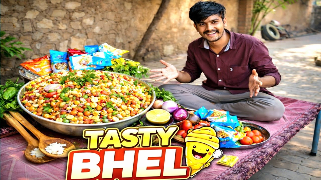 Tasty Bhel Recipe | Street Style Bhel @Dhara_Cooking 