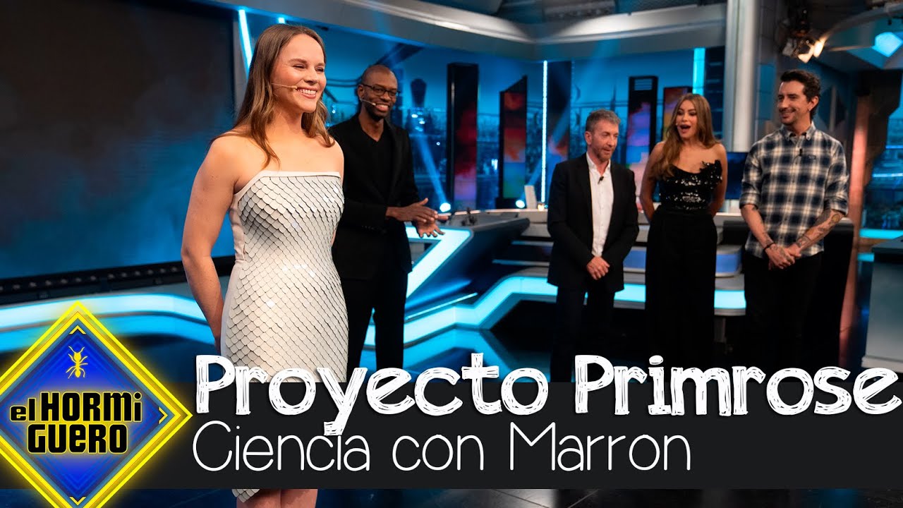 ¡Ciencia y moda! Sofía Verfara alucina con el vestido que ha traído Marron - El Hormiguero