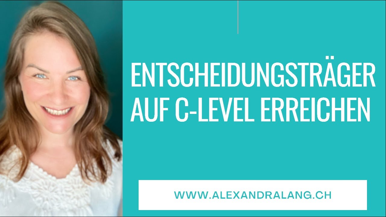 Entscheidungstr&auml;ger erreichen | C-Level | Termine