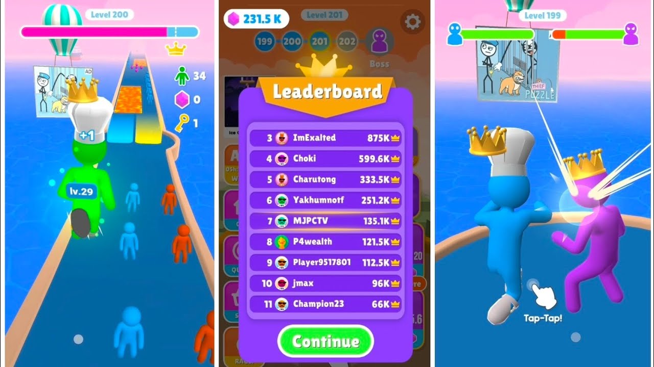 Giant Rush Gameplay Level 191 &ndash; 200 ✅ Ranking With Crypto Rewards