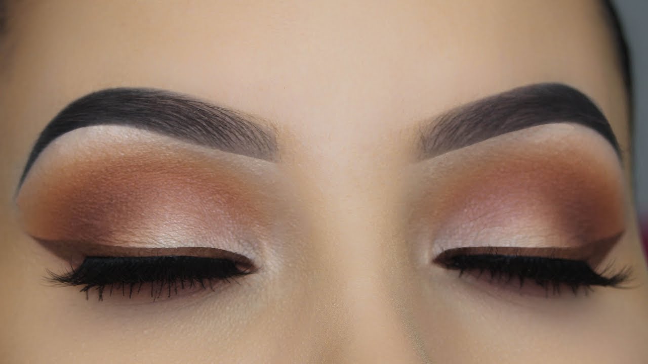 Soft Brown Eye Liner Makeup tutorial