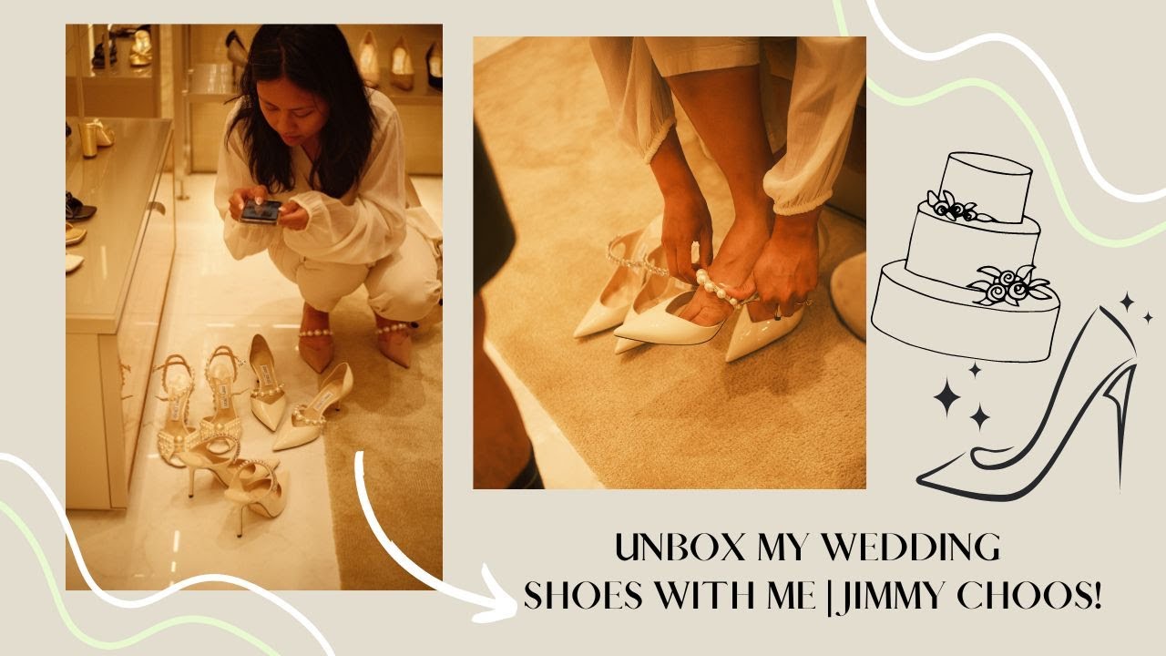 UNBOX MY WEDDING SHOES | JIMMY CHOOS 👰‍♀️💍