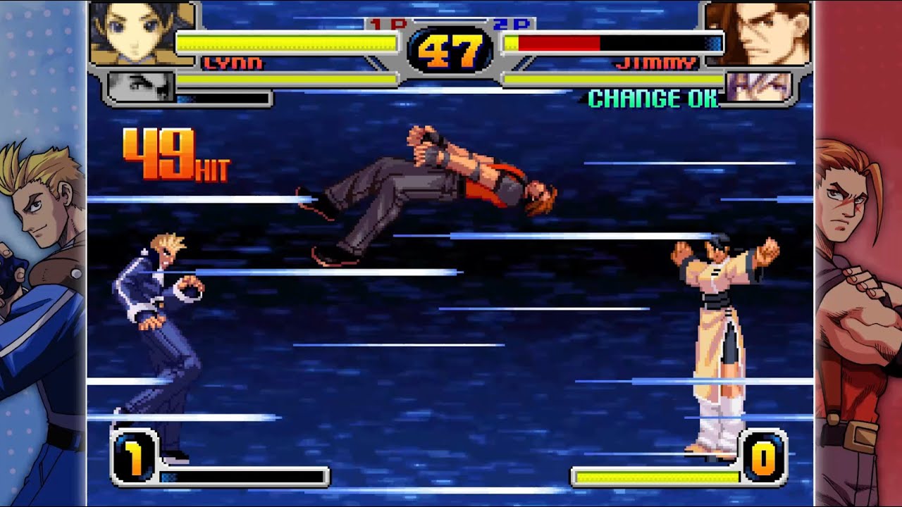Rage of the Dragons NEO - Billy & Lynn TOD Combos