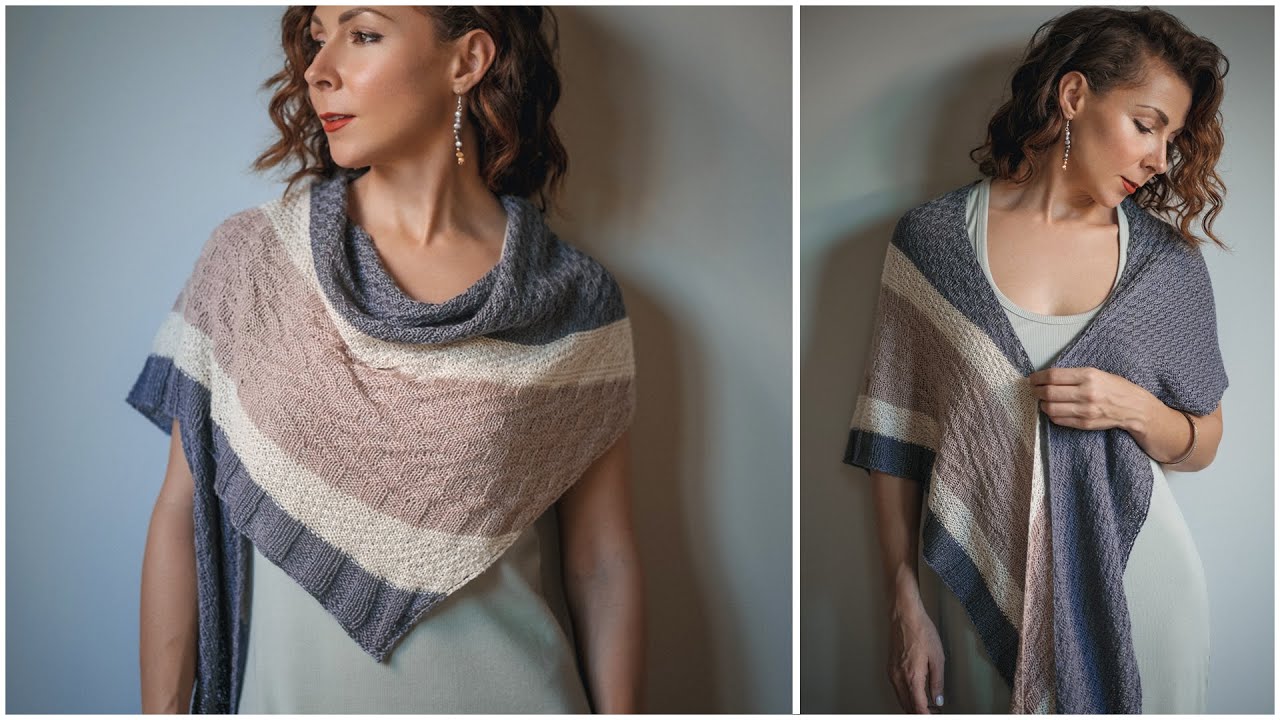 How to Weave in Your Ends in Knitting + Beautiful Laiken Shawl