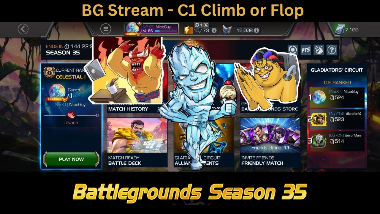 BG Stream - C1 push or back to C5?