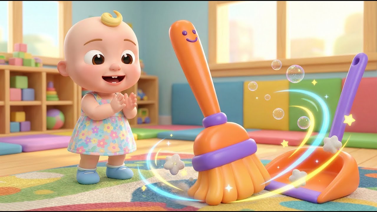 Bella’s Cleaning Day – Sweep Sweep Song | Fun Kids Learning Rhyme