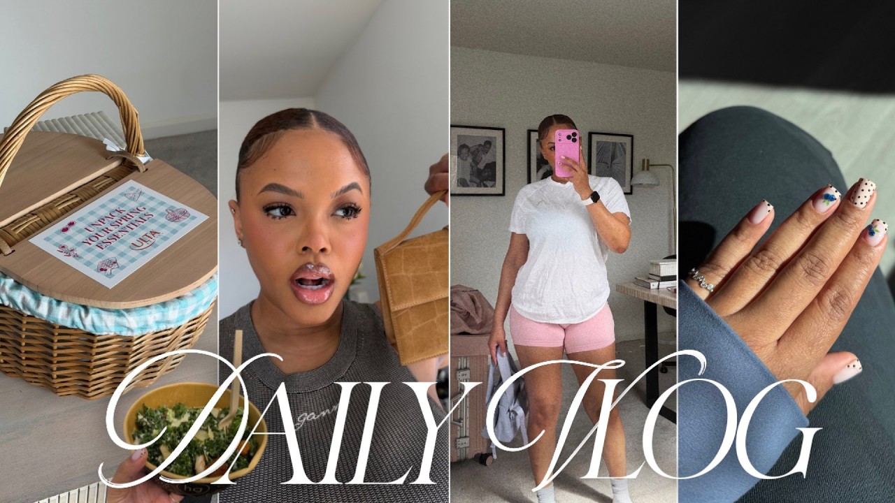 DAILY VLOG: Spring wya?? 🌸 Body Changes, New Luggage, Nails, Yappin, Unboxing, etc. 