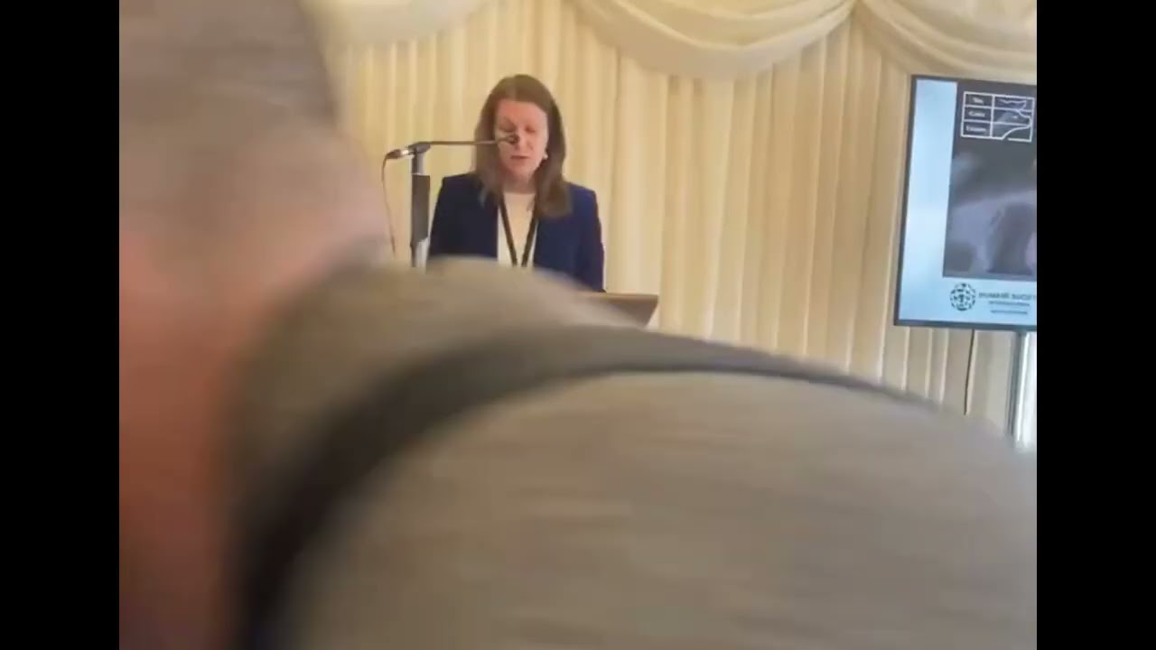 Shadow Defra Spokesperson Baroness Hayman addresses The Crate Escape reception