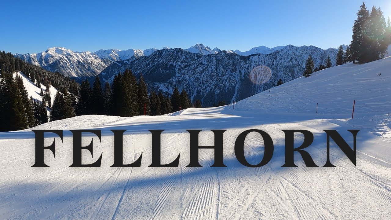 Fellhorn   Talabfahrt   Piste 1 + 2   Crystal Peak