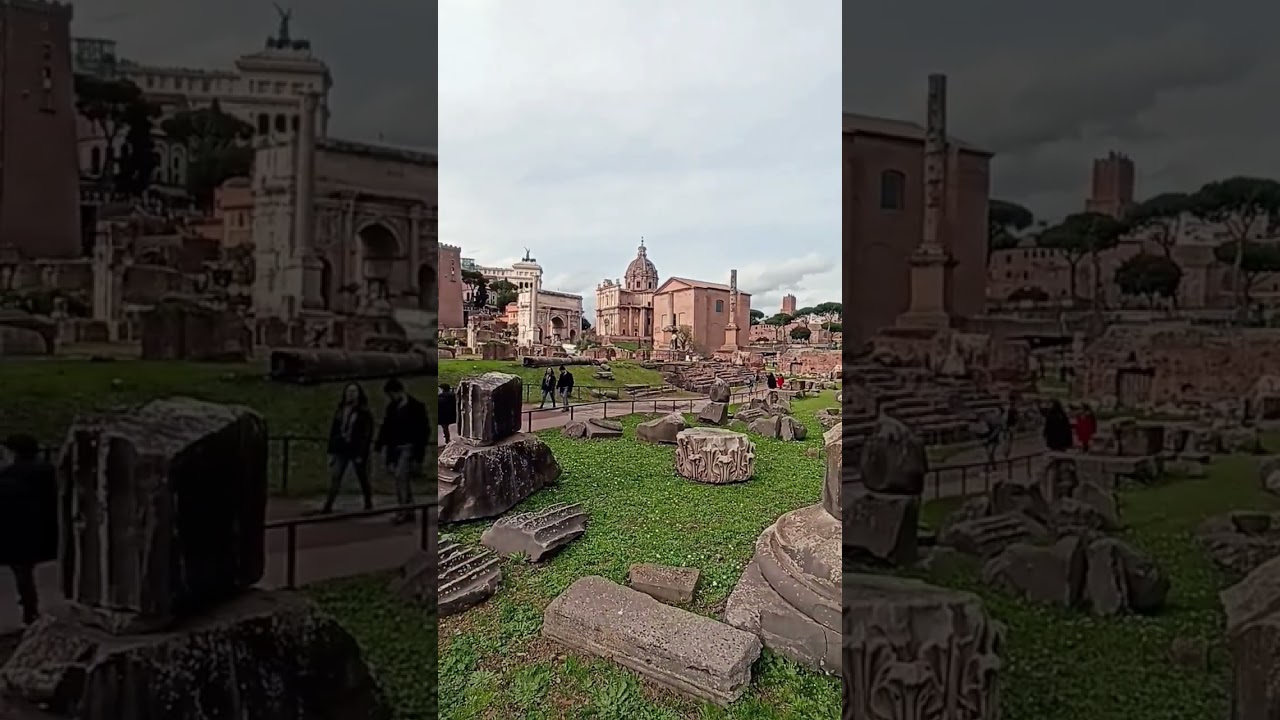 🏛️🏛️FORI IMPERIALI, LA BELLEZZA DI ROMA❤️❤️#roma #foriimperiali #travel