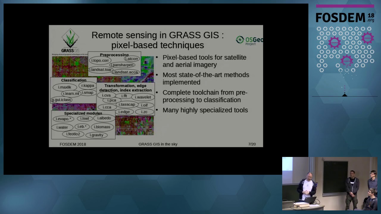 GRASS GIS in the sky GRASS GIS as high-performance remote sensing toolbox