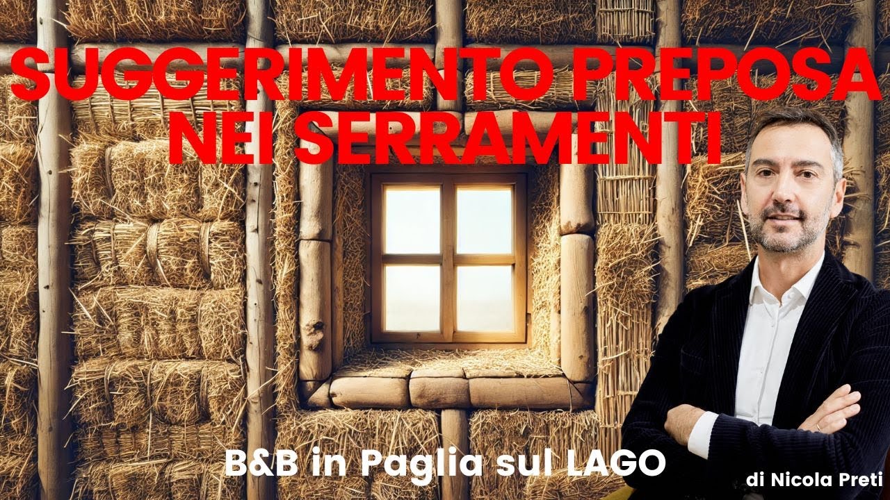 Un piccolo consiglio prima della posa dei serramenti | Edifici di Paglia Italia