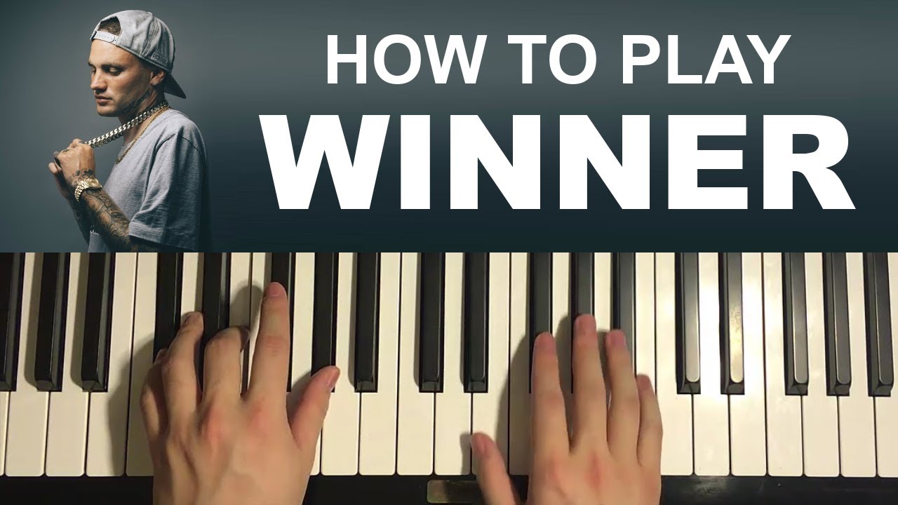 Kerser - Winner (Piano Tutorial Lesson)