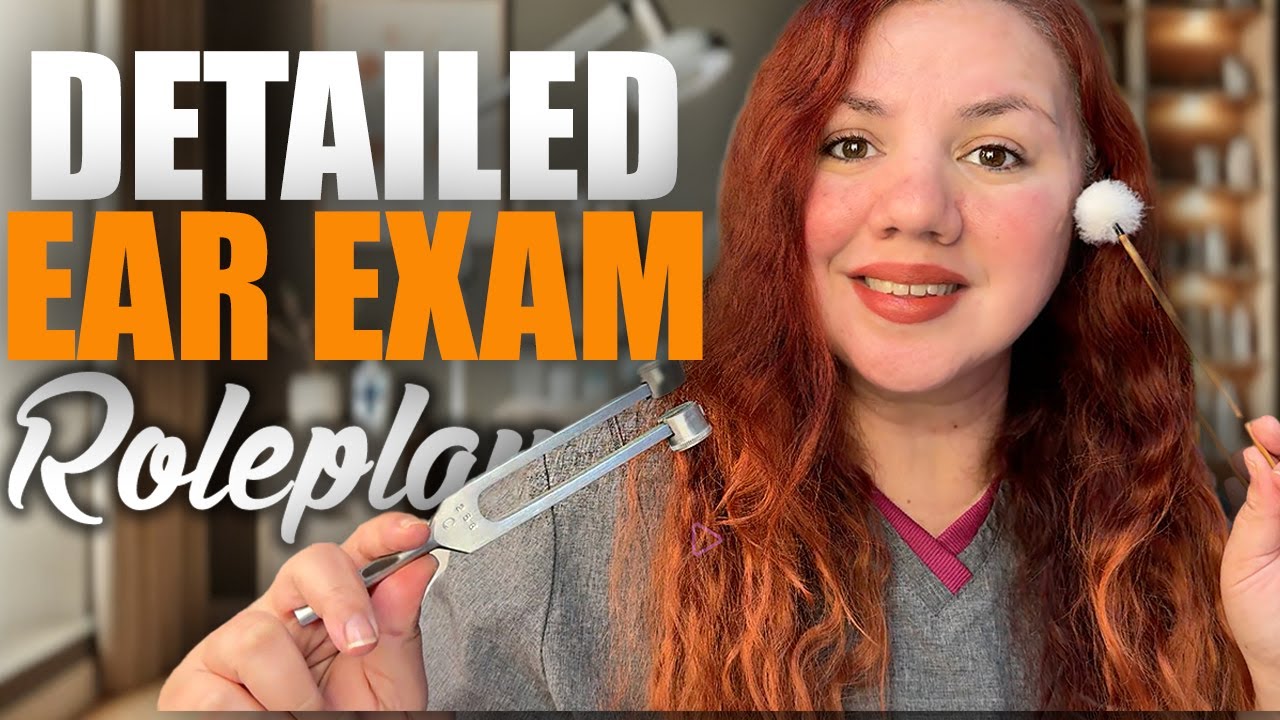 ASMR Deep and Detailed Ear Cleaning Roleplay | Otoscope & Tuning Fork Sounds