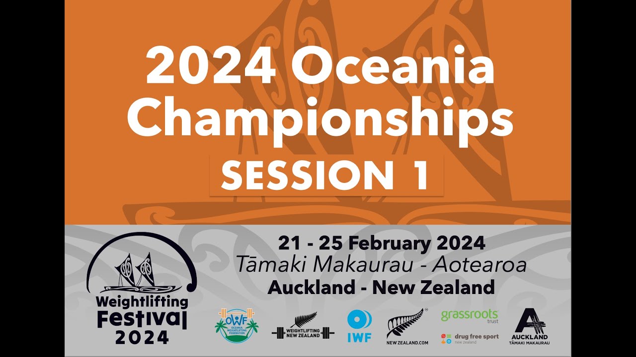 Session 1 of the 2024 Oceania Championships - Women 40kg - 45kg -49kg