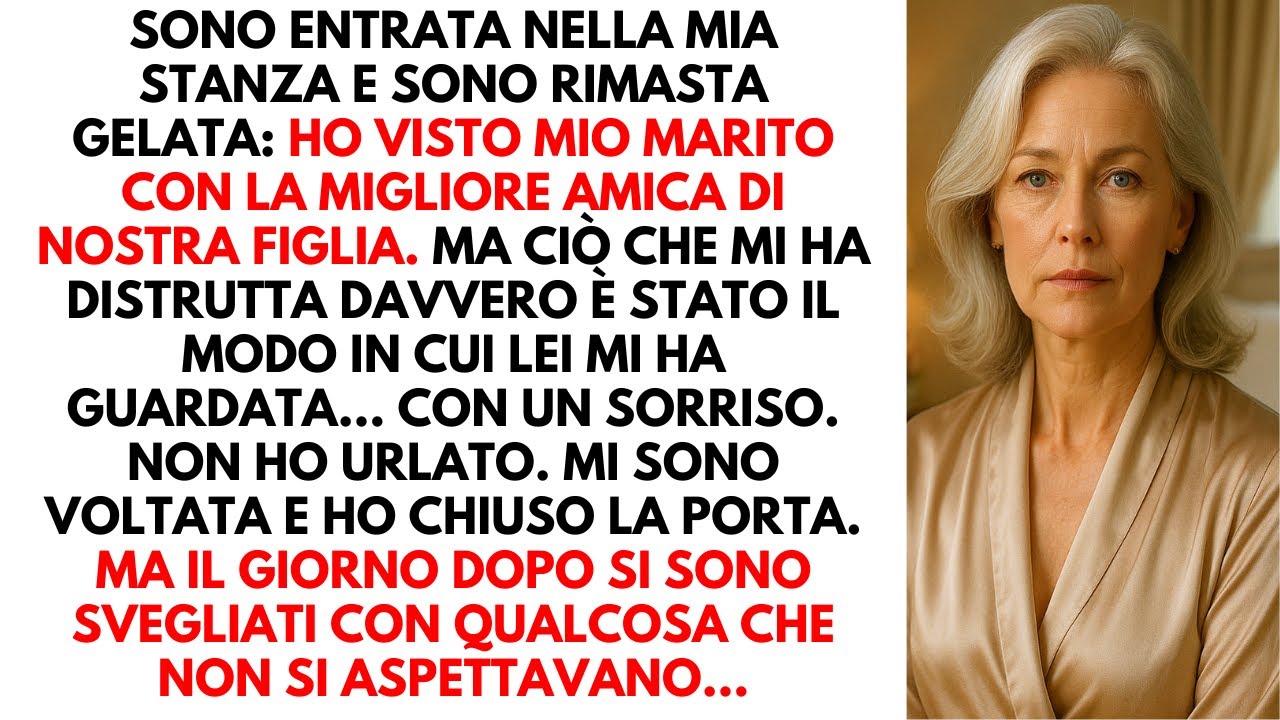 Sono entrata in camera e sono rimasta gelata: mio marito era con l’amica di nostra figlia. Ma...