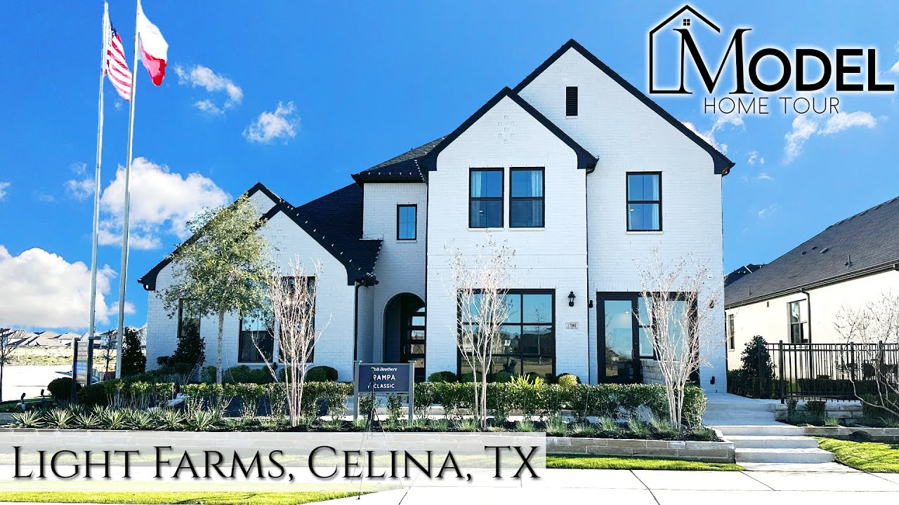 New Construction Homes in Dallas  - Model Home Tour Toll Brothers Light Farms Celina, TX