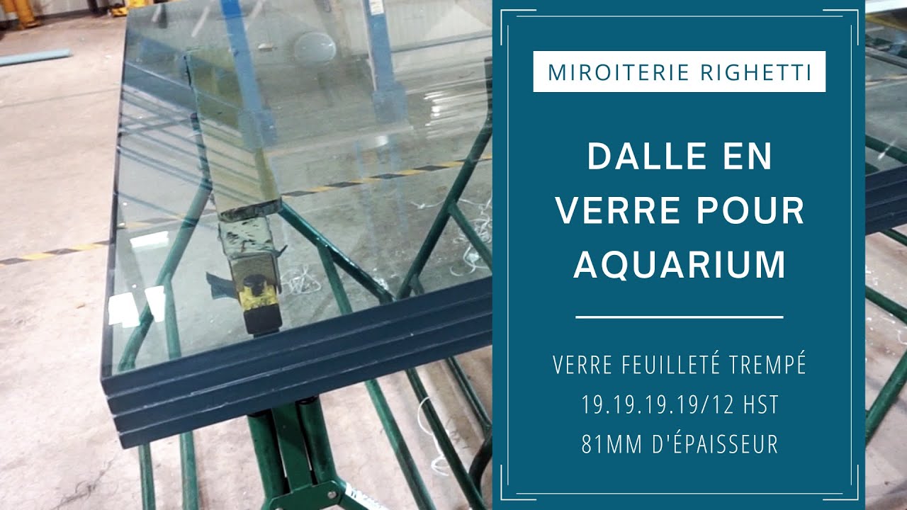 FABRICATION D'UNE DALLE DE SOL EN VERRE POUR AQUARIUM