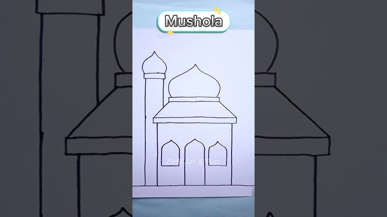 Menggambar Mushola 