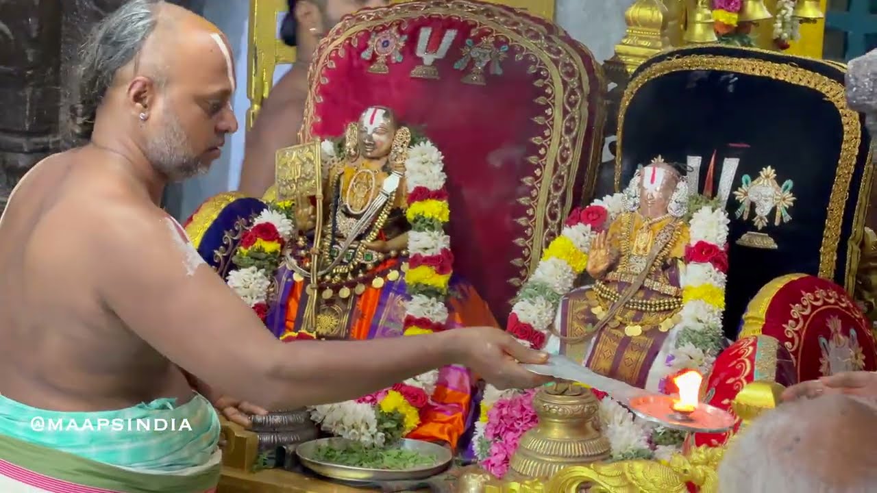ஸ்வாமி கூரத்தாழ்வான் அவதார உத்சவம் - எம்பெருமானார் & ஆழ்வான்  திருமஞ்சனம், சேவை சாற்றுமுறை