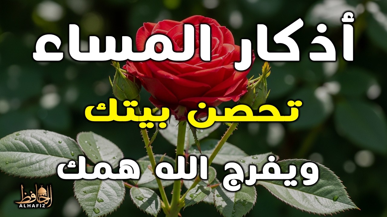 اذكار المساء راحة وسكينة لقلبك تحصن بيتك وأهلك Dzikir Malam Evening azkar By Alaa Aqel