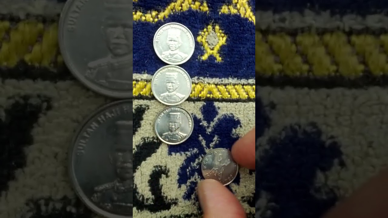 Lots of Brunei 10 Sen 1994(AH 1416) Currency Coins-03