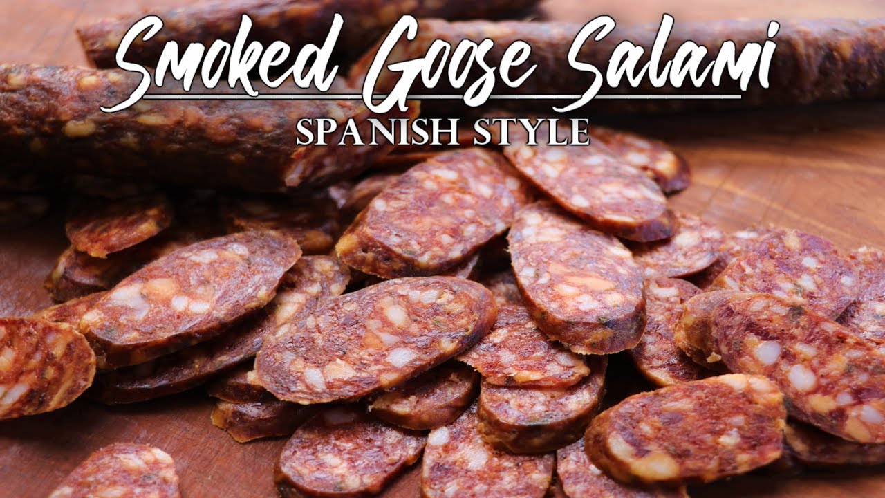 Spanish Inspired Smoked Goose Salami | Easy To Follow Instructions