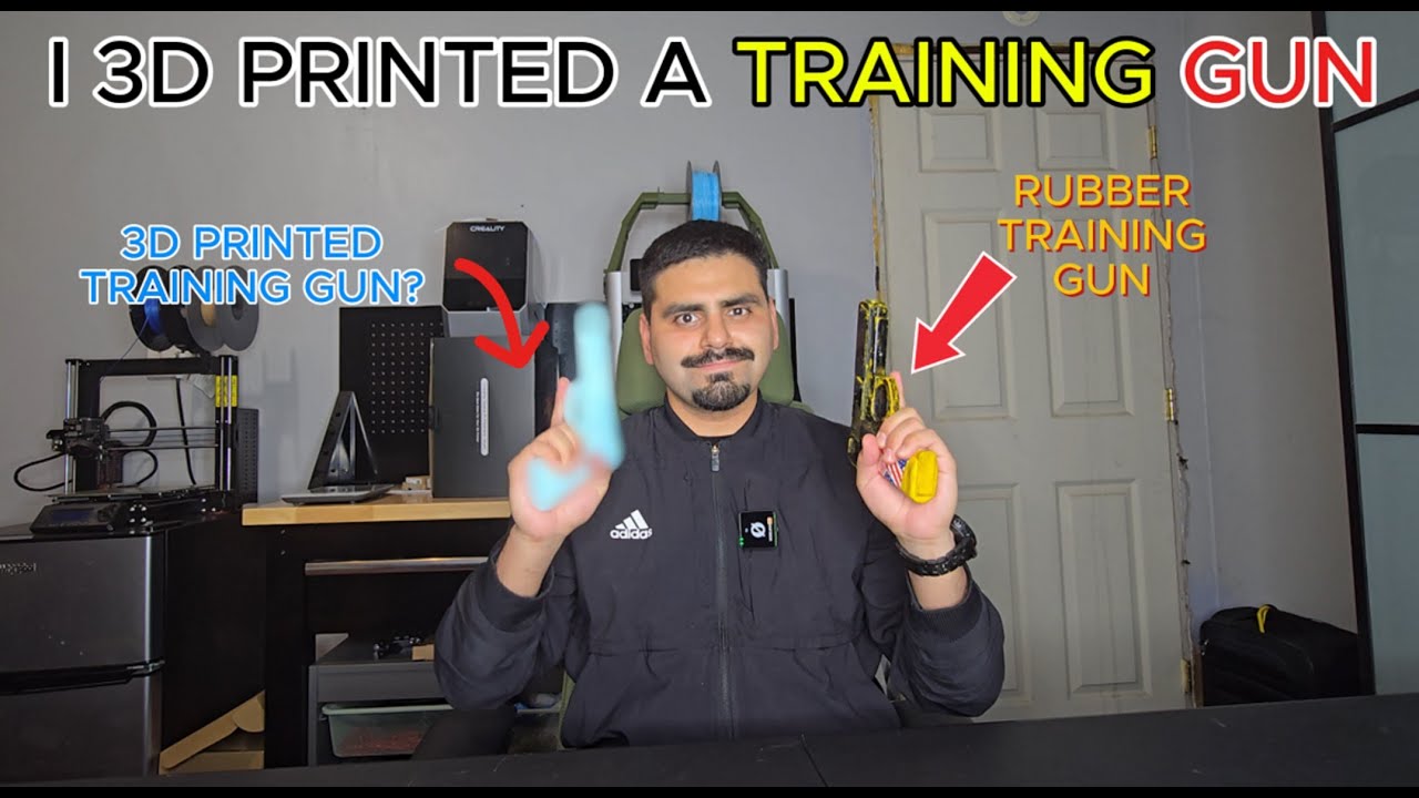 3D Printed Training Gun for Jiu Jitsu