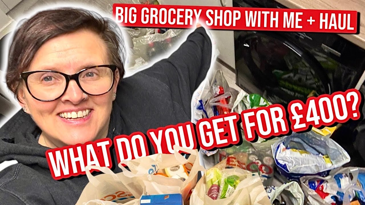 ** WHAT DO YOU GET FOR £400? ** | HUGE Weekly Grocery HAUL + Shop With Me