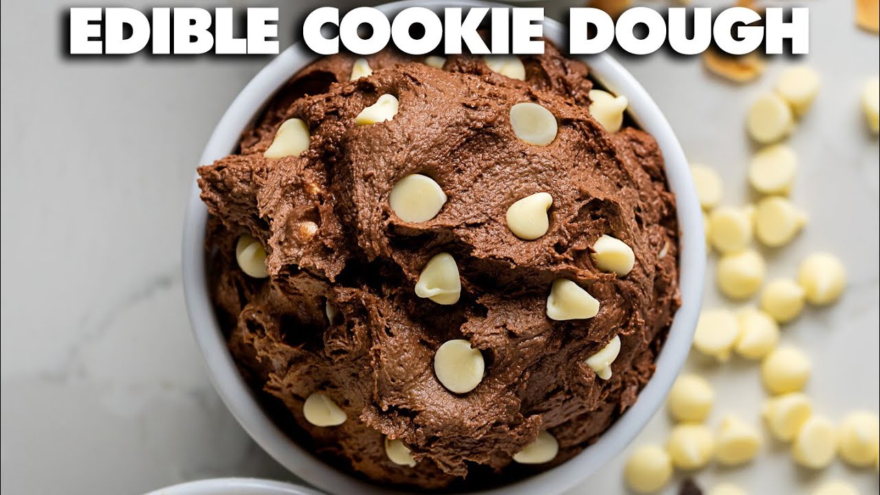 Edible Double Chocolate Cookie Dough Recipe!