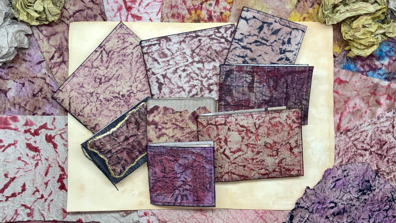 FALSCHES LEDER DIY (EINFACH) - FAKE LEATHER - Karton Upcycling - Foux Leather Notebook Junk Journal
