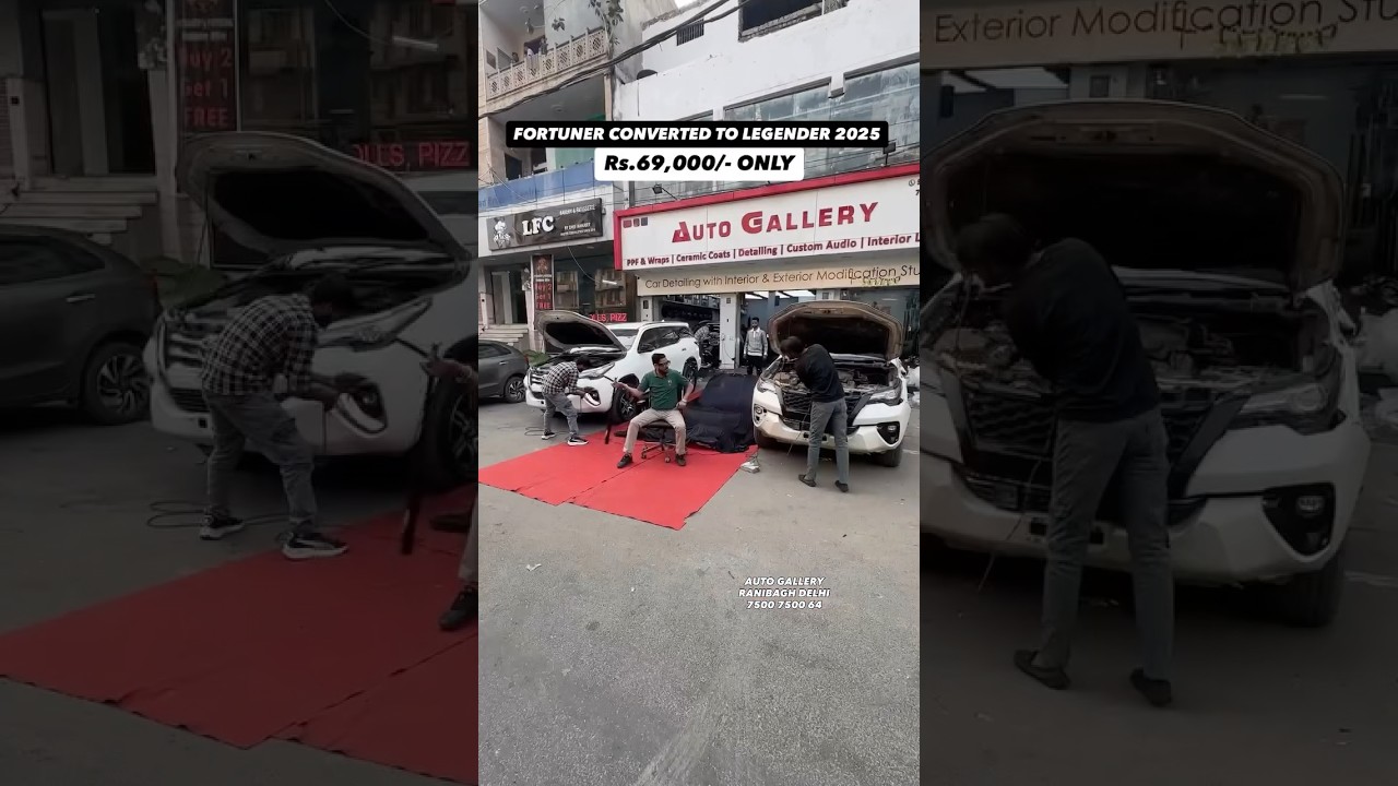 Fortuner Converted to legender 2025 | Auto Gallery | #shorts #viral