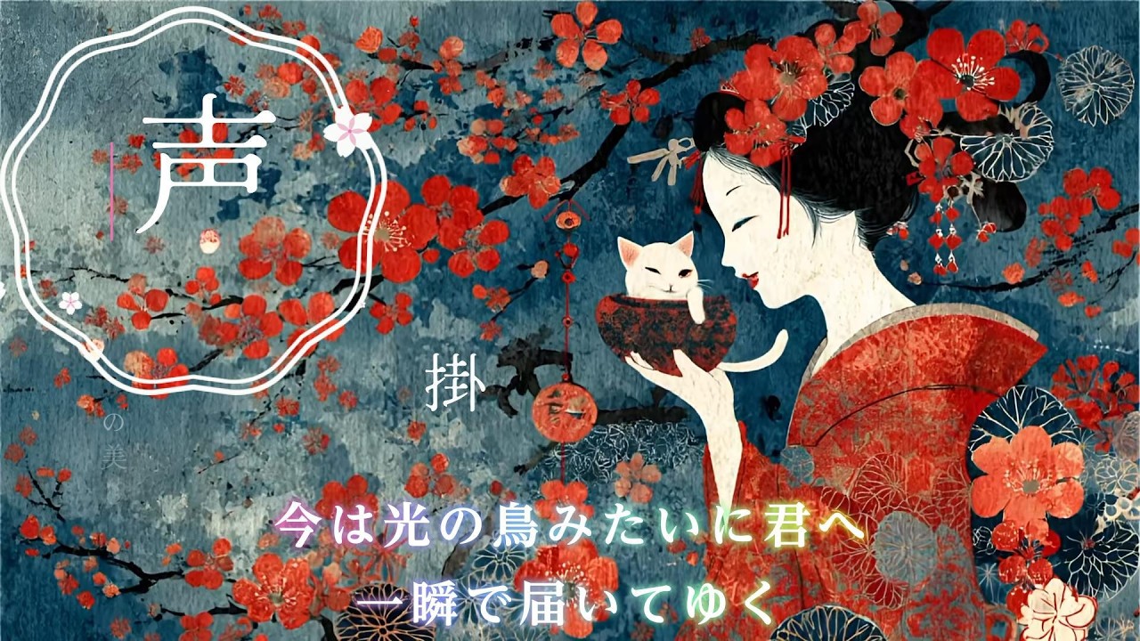 恋—玻璃越しの花・恋する貴方の応援歌。思いは伝えて意識する（和楽器×J-POP） #恋 #adhd  #和楽器 #jpop