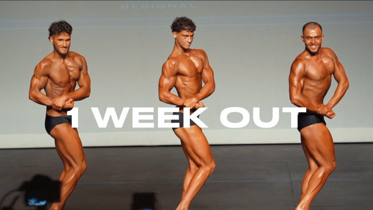 Competing In My First Bodybuilding Show | 1 Week Out