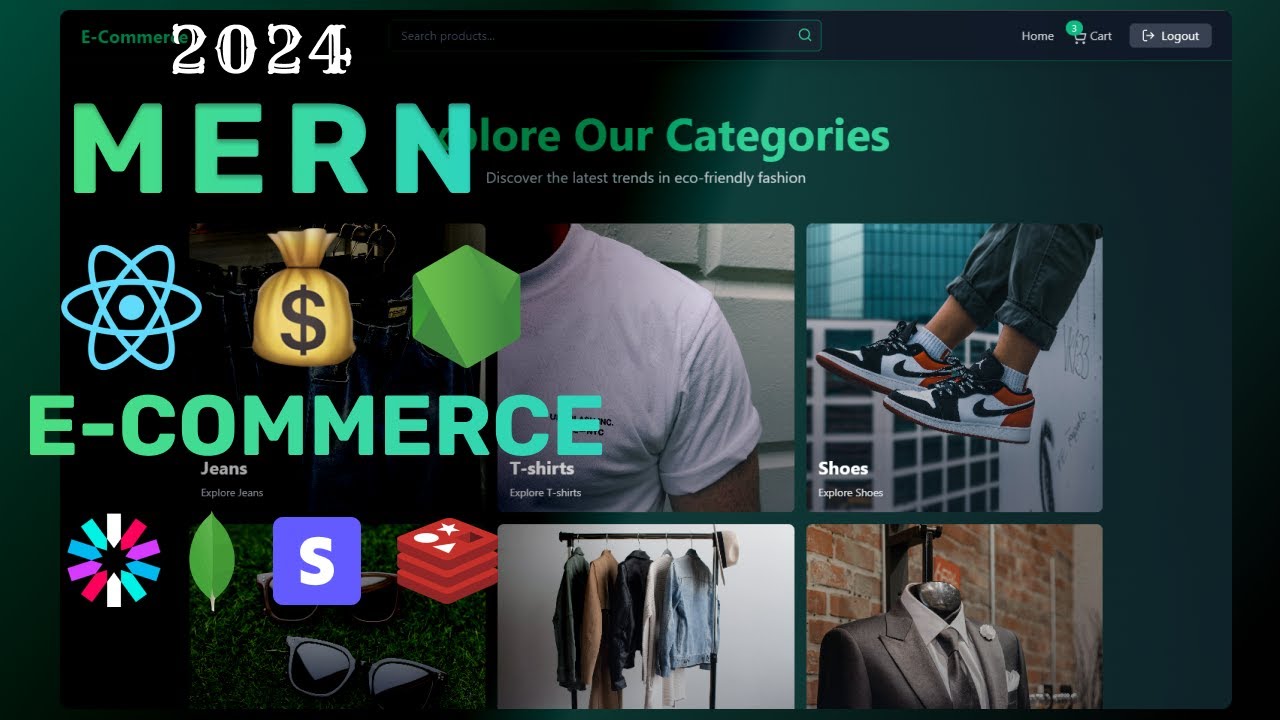 Build an E-Commerce Store and Admin Dashboard - React.js, Stripe, Node.js, Redis