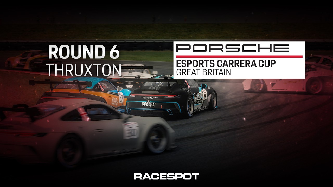 Porsche Esports Carrera Cup GB | 11-й и 12-й этапы в Тракстоне