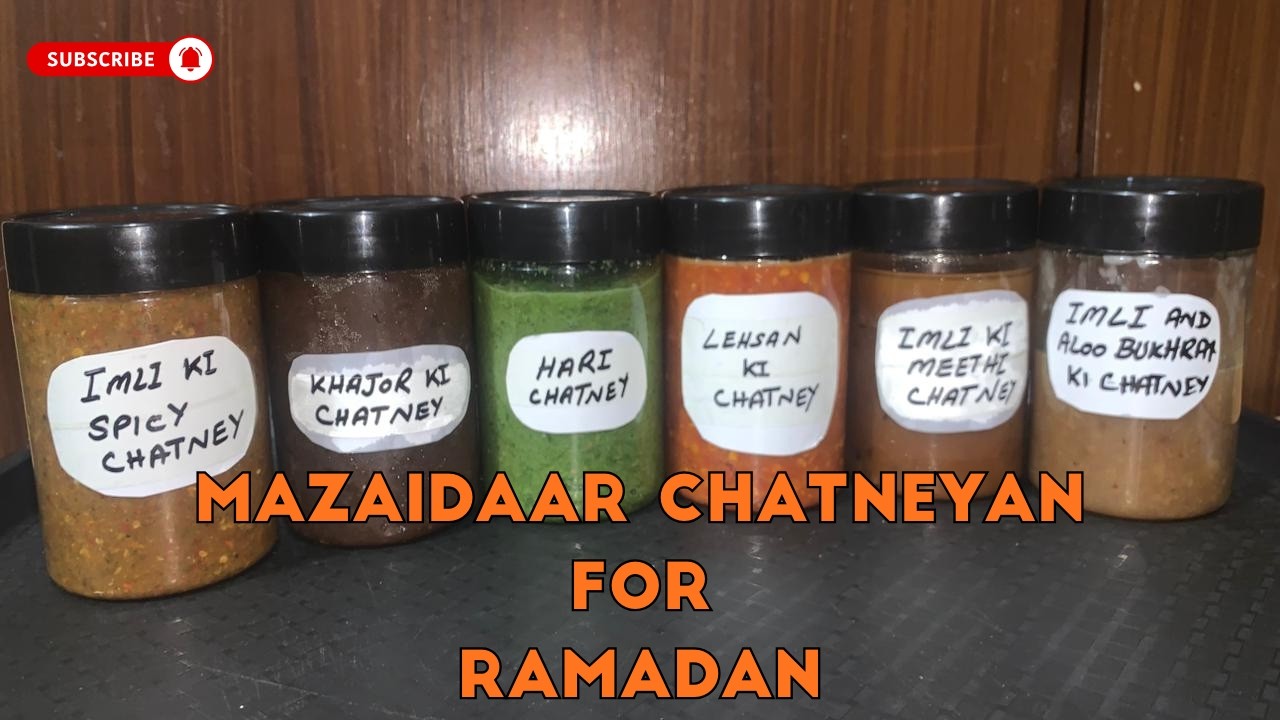 Ramadan Special | Iftar Kay Liye 6 Types Ki Mazedar Chutney | Quick & Easy Chatni Recipes