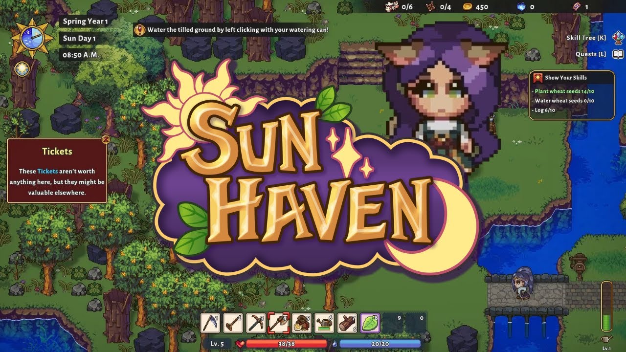 Kamien Jezykow, Jun i Winogrono! |9| Sun Haven z Bashm4okk