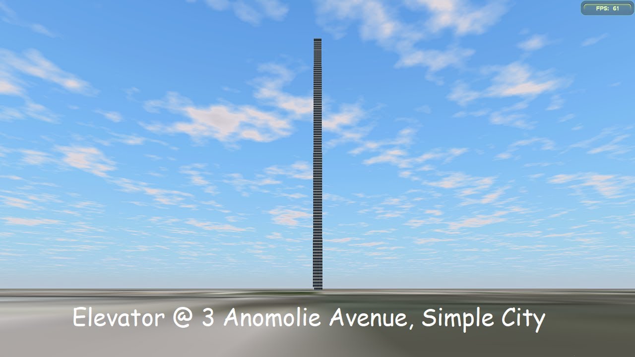 Elevator @ 3 Anomolie Avenue, Simple City