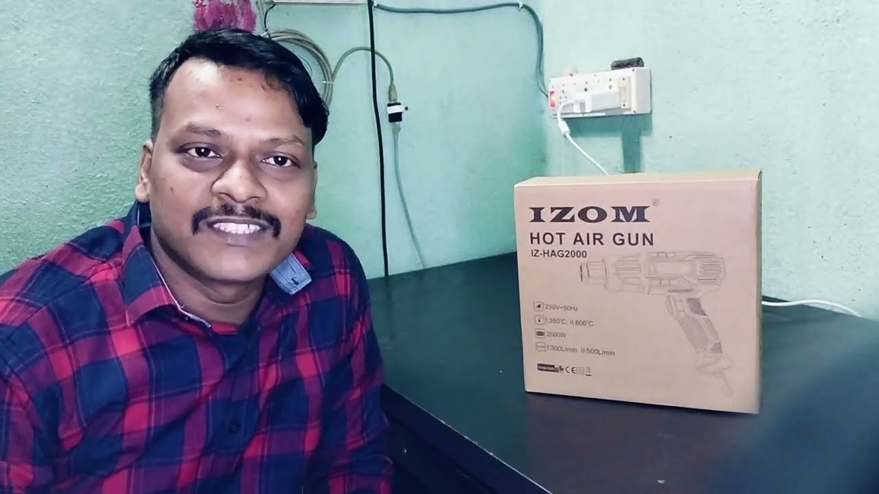 IZOM 2000W HOT AIR GUN UNBOXING