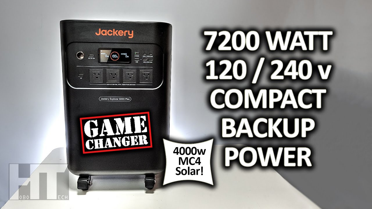 САМЫЙ БОЛЬШОЙ Jackery В ИСТОРИИ! Солнечный генератор Jackery 5000 Plus для резервного питания дома